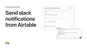 How to send Slack notifications from Airtable | Live tutorial