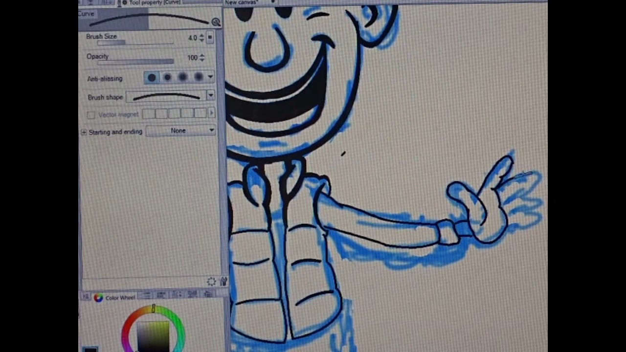 Speeddrawing cartoon character - YouTube