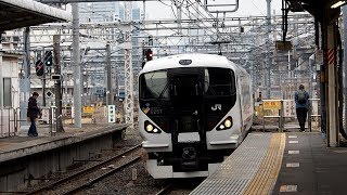 2019/03/26 【団体】 E257系 M-105編成 大宮駅 | JR East: E257 Series M-105 Set at Omiya