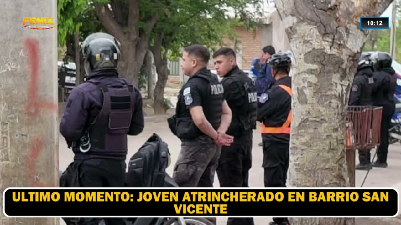 Un joven fue denunciado por violencia de genero y se atrinchero en su casa