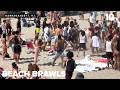 Disturbances break out at beaches in Rhode Island