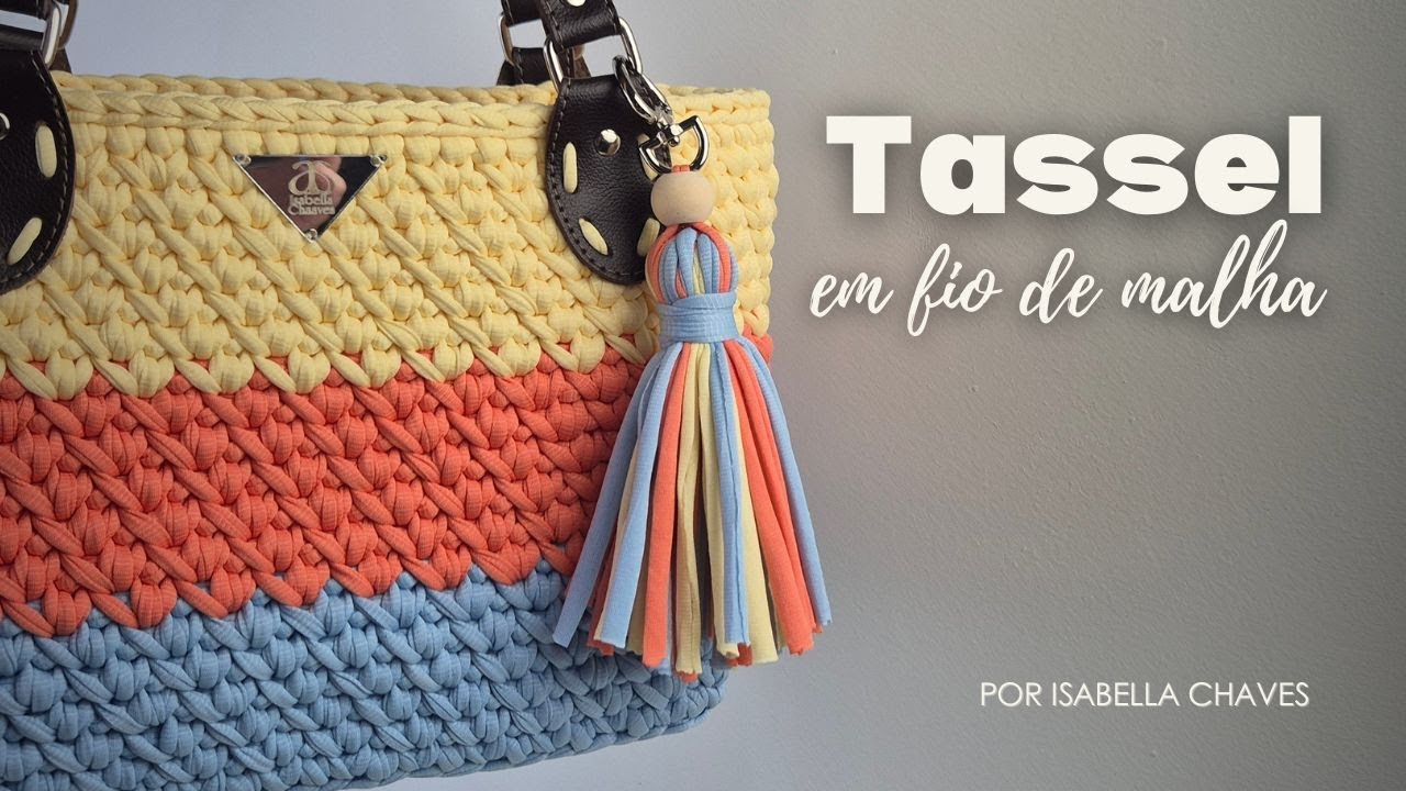 Como fazer Tassel em fio de malha | FÁCIL E RÁPIDO - PASSO A PASSO