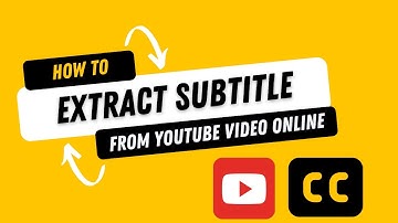 How to extract  subtitles  from youtube video?