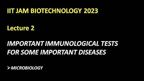 IMMUNOLOGICAL TESTS LIST |LECTURE 2|  |MICROBIOLOGY|  |IIT JAM BT |#iitjambiotechnologyfreelecture