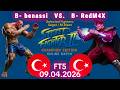 benassi VS. RedM4X - ONLINE MATCH! - Street Fighter II' Champion Edition - FT5 - 09.04.2026