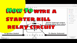 How to wire a starter kill circuit relay