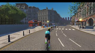 Zwift WTRL Team Time Trial on Greater London 8 with 3CTri & Friends