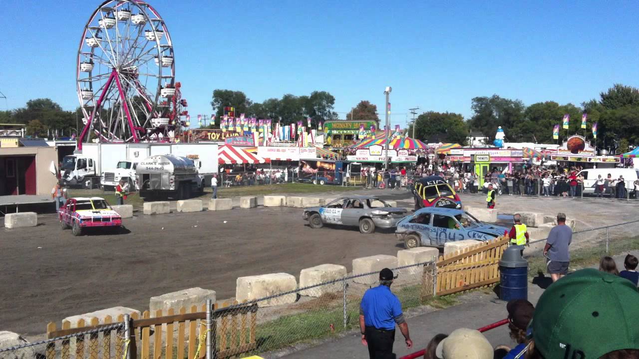 Kingston Fall Fair Demolition Derby 2011 4 YouTube