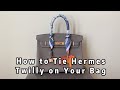 My SA teach me how to tie a twilly！🥰🥰😍 #Hermesunboxing #dreambag