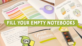  10 Creative Ways To Fill Your Empty Notebooks