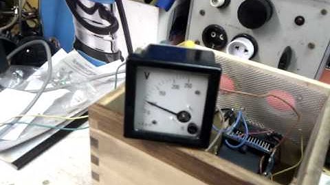 Homemade variable transformer variac