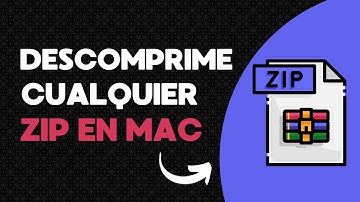 Como DESCOMPRIMIR un archivo ZIP en MAC