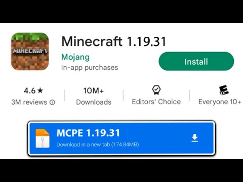 Minecraft PE 1.19.31 Update – New Controls, Bug Fixes, New UI