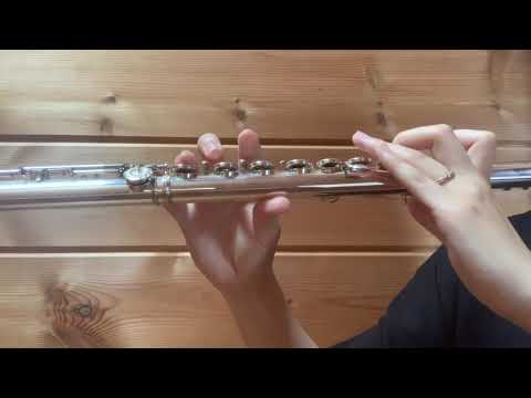 アルテ フルート教則本 第1巻 No.3 G dur - YouTube