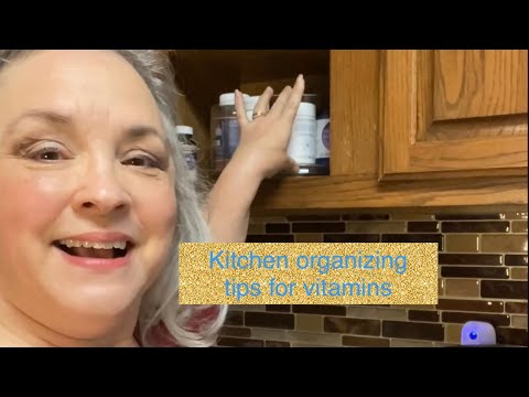 How To Store AND Make Your Vitamins Look Good On Your Kitchen