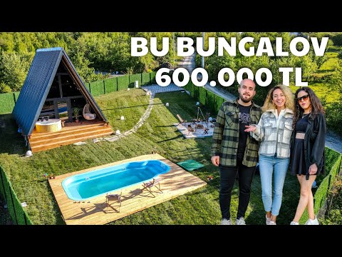 Nisa ve Hadi'nin Sapanca'da 600.000 TL'ye İnşa Ettiği BUNGALOV Evi