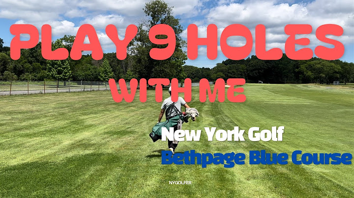 Play 9 Holes With Me In 9 Minutes! [Bethpage Blue] [4k]