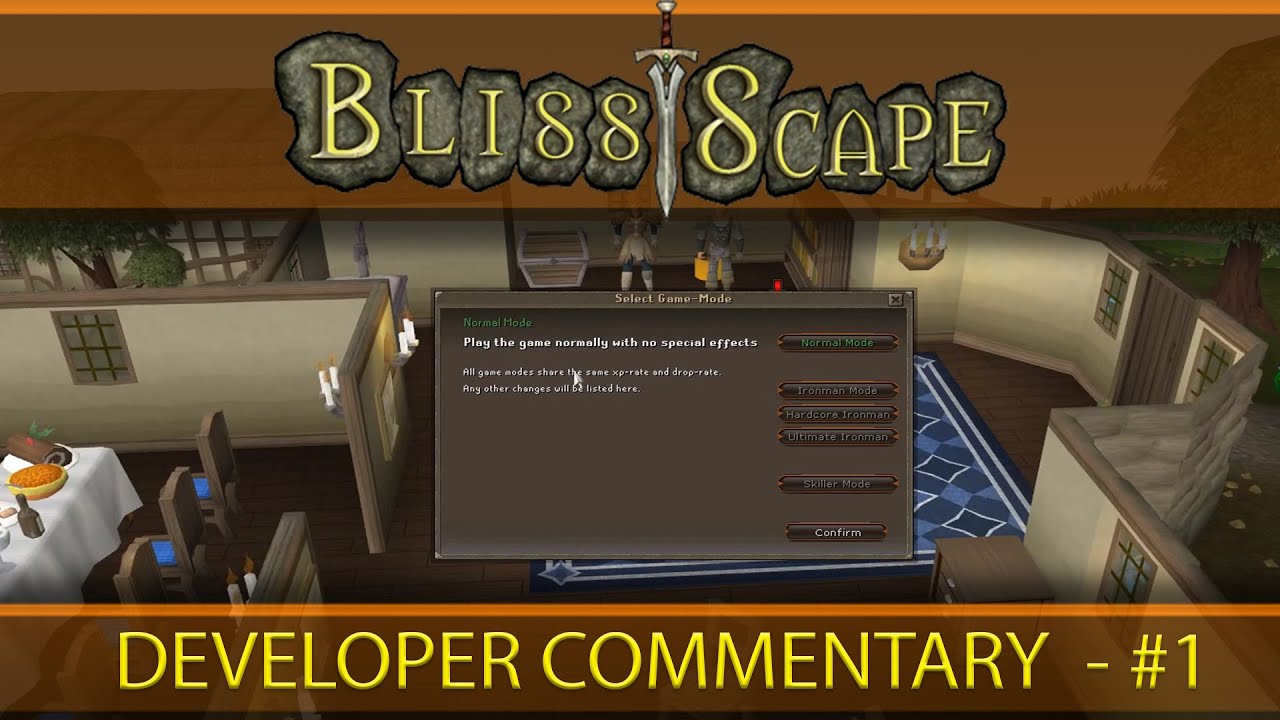 BlissScape 718  RSPS - Developer Commentary Episode 1 - A Fresh Start (Private Server)