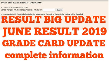 IGNOU BIG UPDATE JUNE RESULT 2019 GRADE CARD UPDATE COMPLETE INFORMATION must watch chauhan videos