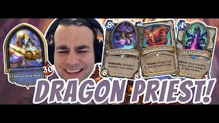 12 Wins with a Crazy Dragon Priest Deck! - Hearthstone Arena