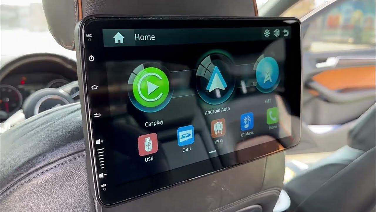 Cheap Car TV Headrest Monitor Tablet Unboxing and Review #fyp