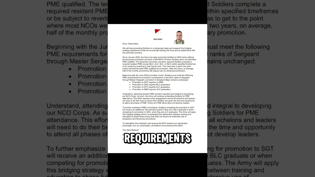 No more temporary promotions #army #military