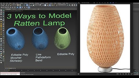 rattan modeling in 3dsmx
