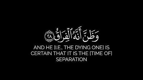 كلا إذا بلغت التراقي ｜ كروما قرانية بدون حقوق شاشة سوداء القارئ علي صلاح عمر سورة القيامة