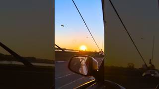 Sunset Drive | Rheinbrücke Düsseldorf ☀️🚘