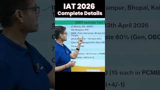 Beyond JEE &amp; NEET 🔥 IAT Exam Full Details | IISc, IIT Madras &amp; IISER Admission