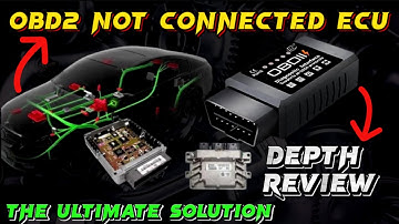 OBD2 not connecting to ECU easy fix |Why Won