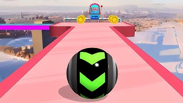 Sky Rolling Ball 3D Gameplay Speedrun Max All Levels 578