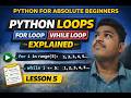 Learn Python Loops in 6 Minutes | For Loop & While Loop Explained