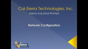 How to Configure Network on Zebra Industrial Printers