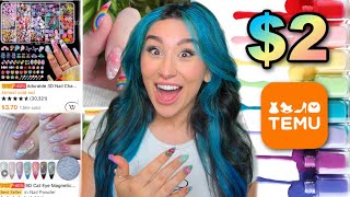 Trying the Worlds CHEAPEST Nail Supplies (TEMU) screenshot 2