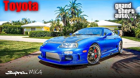 How To install Toyota Supra MK4 in GTA 5 | GTA 5 Ma Supra Kase install Kare | Super MK4 GTA 5 Mod