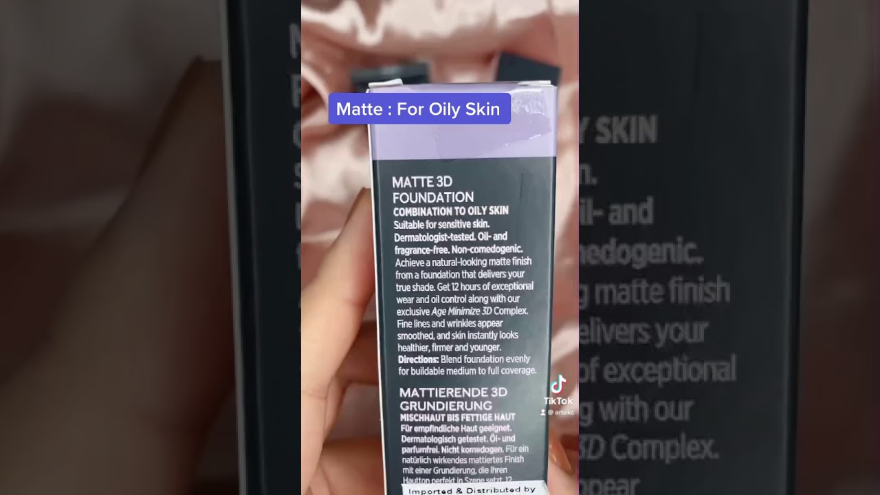 Mary Kay Foundation - Best Foundation for oily or dry skin