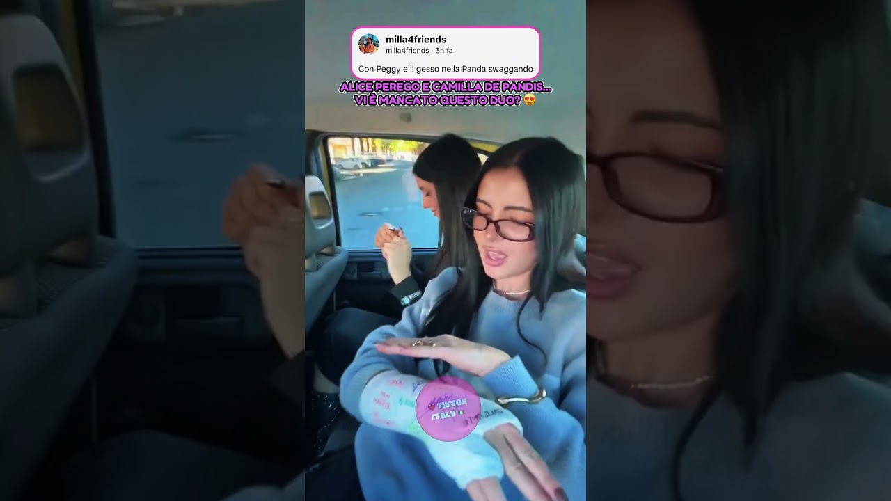 ⁣ALICE PEREGO E CAMILLA DE PANDIS... IL DUO È TORNATO! #shorts #tiktok #perte #neiperte