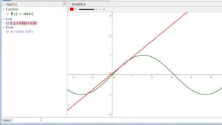 Derivative and Tangent of a Function