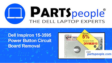 Dell Inspiron 15-3595 (P75F012) Power Button Circuit Board How-To Video Tutorial