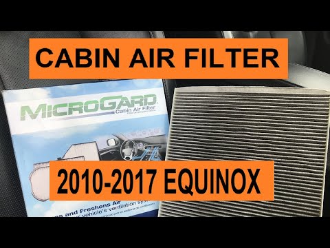 QUICK AND EASY CABIN AIR FILTER INSTALL - 2012 EQUINOX #2012Equinox #