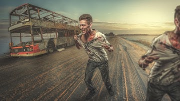 Zombie Photoshop Manipulation Tutorial