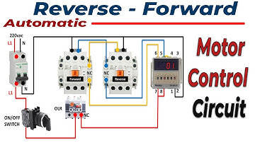 automatic reverse forward motor control / Forward and Reverse motor control circuit with practical