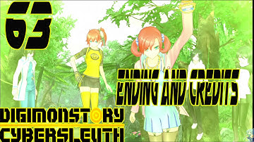 Digimon Story Cyber Sleuth - Walkthrough Part 63 Ending And Credits - (PS4 PSVITA)
