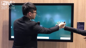 ISE 2018: CVTE Shows Off Its E55MA PCAP Interactive Display