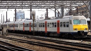 2018/07/29 【ベルギー国鉄】 AM80型 392+383+356編成 ブリュッセル南駅 | Belgium: Class AM 80 at Brussels-South