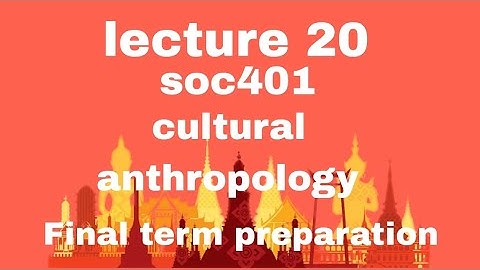 SOC 401 lecture 20 ||short lectures||#finalterm  #soc401#LMS learning