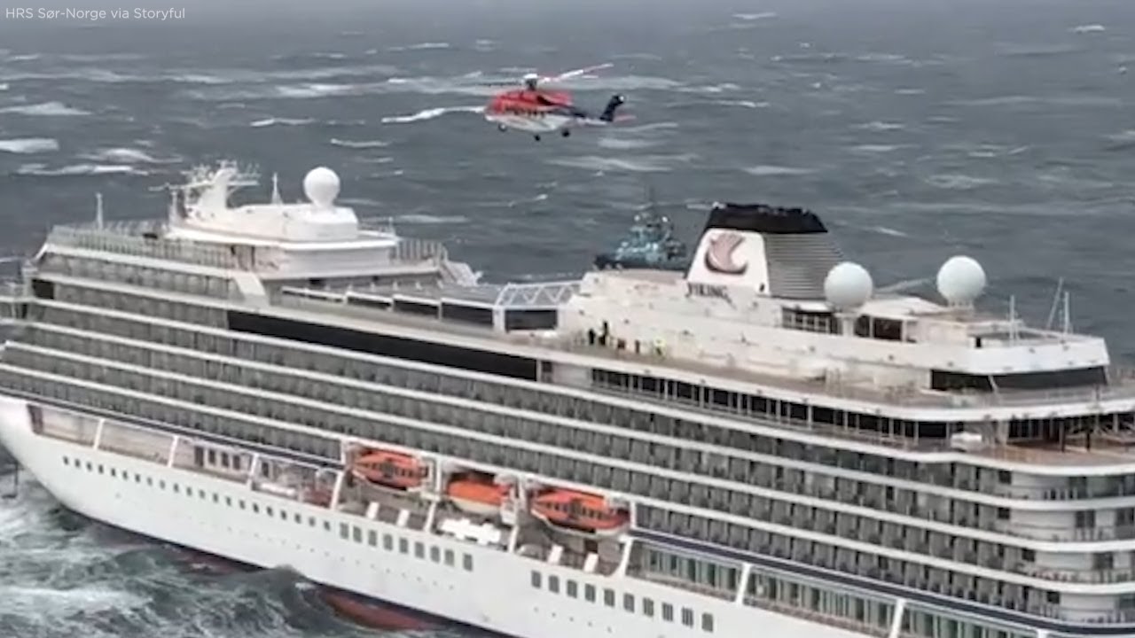 Stranded Norway cruise ship passengers evacuated from MV Viking Sky