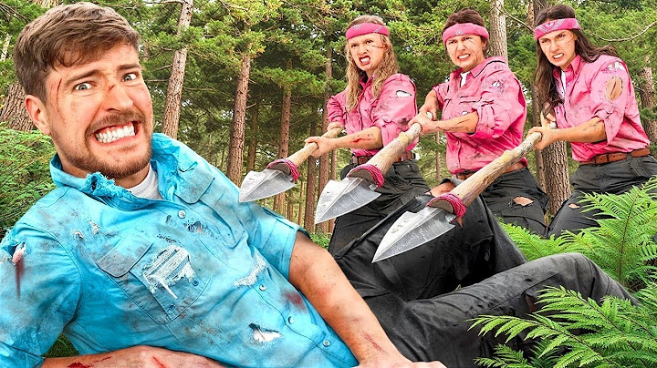 Men Vs Women Survive The Wilderness For $500,000 | MR Beast #mrbeast  @MrBeast @AlanChikinChow