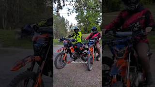 На чём же приехали за Аней из МОТОСЕМЬИ? #motorcycle ##moto_family28 #МотоСемья #эндуро